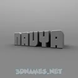 navya in Solid Grey style - 3D name wallpaper