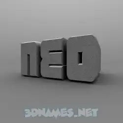 neo in Solid Grey style - 3D name wallpaper