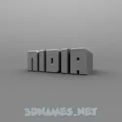 nidia in Solid Grey style - 3D name wallpaper