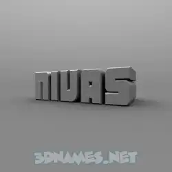 nivas in Solid Grey style - 3D name wallpaper