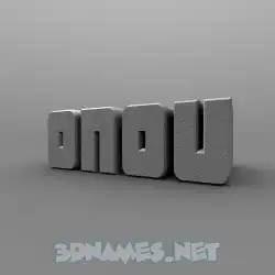 onou in Solid Grey style - 3D name wallpaper