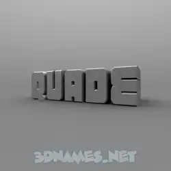 quade in Solid Grey style - 3D name wallpaper