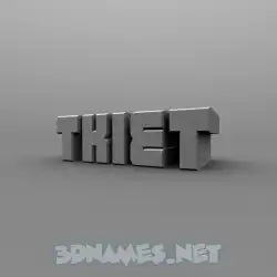 tkiet in Solid Grey style - 3D name wallpaper