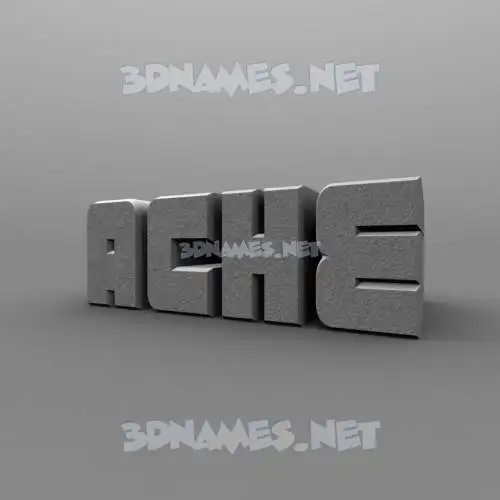 ache in Solid Grey style - 3D name wallpaper ache in Solid Grey style - 3D name wallpaper