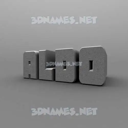 aldo in Solid Grey style - 3D name wallpaper aldo in Solid Grey style - 3D name wallpaper
