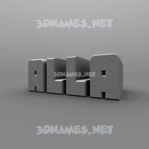 alla in Solid Grey style - 3D name wallpaper alla in Solid Grey style - 3D name wallpaper