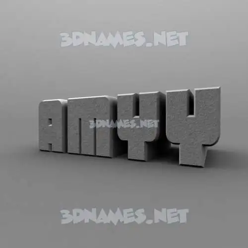 amyy in Solid Grey style - 3D name wallpaper