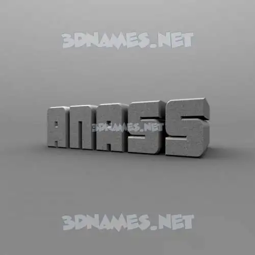 anass in Solid Grey style - 3D name wallpaper anass in Solid Grey style - 3D name wallpaper