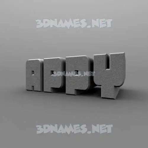 appy in Solid Grey style - 3D name wallpaper appy in Solid Grey style - 3D name wallpaper