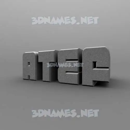 atef in Solid Grey style - 3D name wallpaper atef in Solid Grey style - 3D name wallpaper