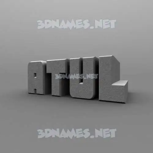 atul in Solid Grey style - 3D name wallpaper atul in Solid Grey style - 3D name wallpaper
