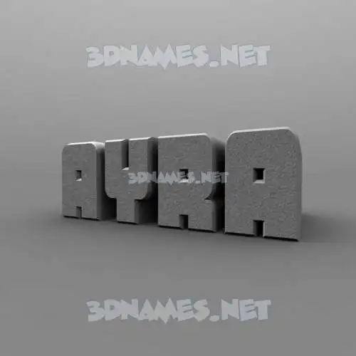 ayra in Solid Grey style - 3D name wallpaper ayra in Solid Grey style - 3D name wallpaper