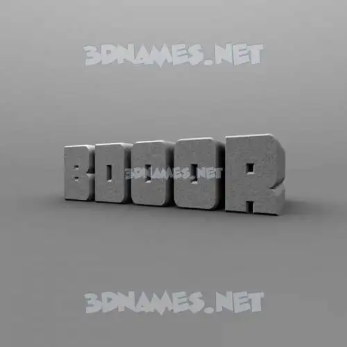bdoor in Solid Grey style - 3D name wallpaper bdoor in Solid Grey style - 3D name wallpaper