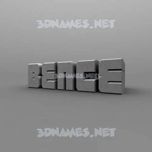 bence in Solid Grey style - 3D name wallpaper bence in Solid Grey style - 3D name wallpaper