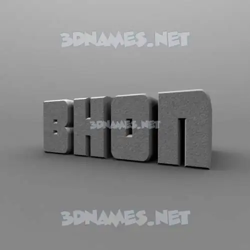 bhon in Solid Grey style - 3D name wallpaper bhon in Solid Grey style - 3D name wallpaper