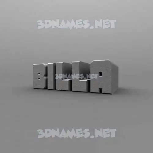 billa in Solid Grey style - 3D name wallpaper