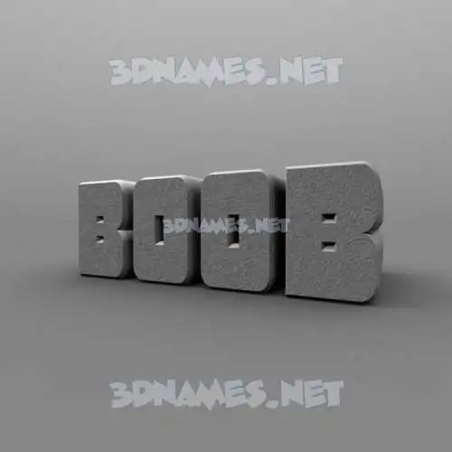 boob in Solid Grey style - 3D name wallpaper