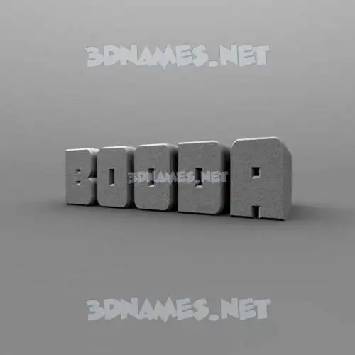 booda in Solid Grey style - 3D name wallpaper booda in Solid Grey style - 3D name wallpaper