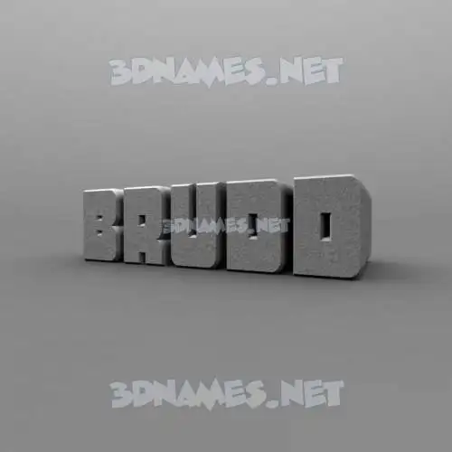 brudd in Solid Grey style - 3D name wallpaper brudd in Solid Grey style - 3D name wallpaper
