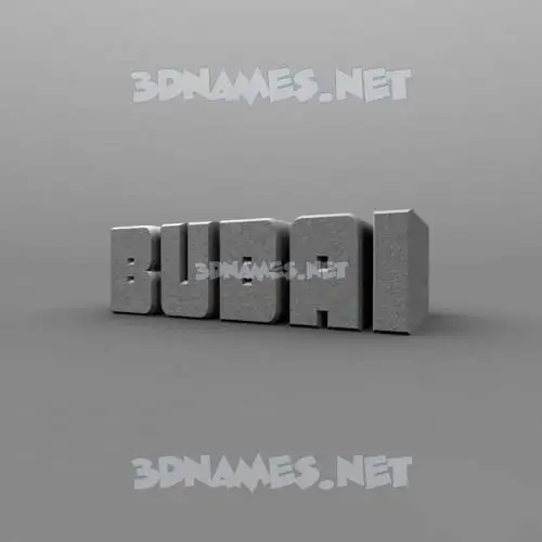 bubai in Solid Grey style - 3D name wallpaper bubai in Solid Grey style - 3D name wallpaper