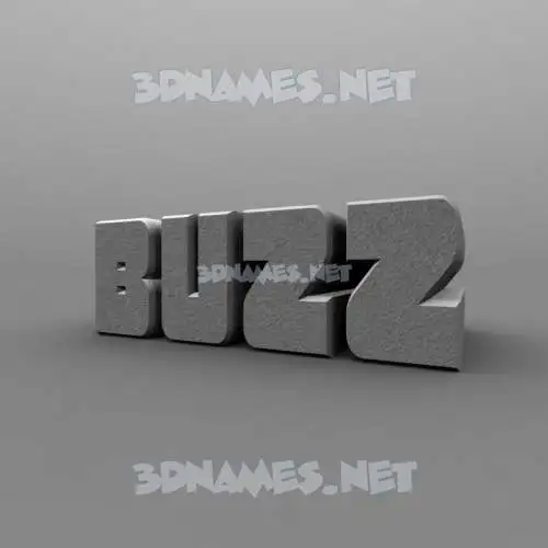 buzz in Solid Grey style - 3D name wallpaper buzz in Solid Grey style - 3D name wallpaper