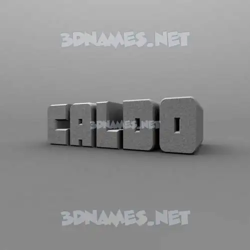 caldo in Solid Grey style - 3D name wallpaper caldo in Solid Grey style - 3D name wallpaper