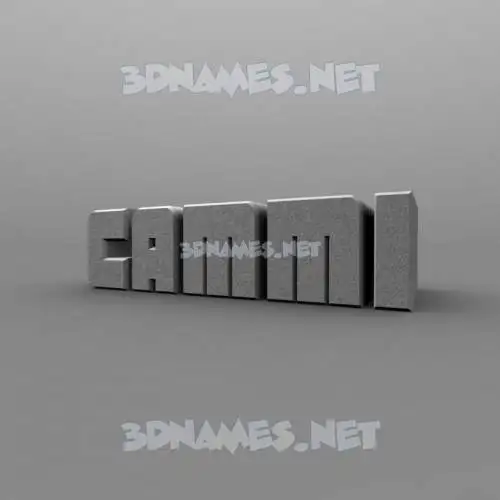 cammi in Solid Grey style - 3D name wallpaper cammi in Solid Grey style - 3D name wallpaper
