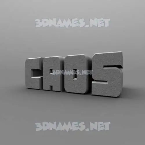 caos in Solid Grey style - 3D name wallpaper caos in Solid Grey style - 3D name wallpaper
