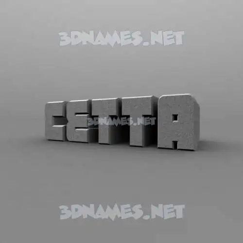 cetta in Solid Grey style - 3D name wallpaper