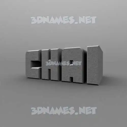 chai in Solid Grey style - 3D name wallpaper chai in Solid Grey style - 3D name wallpaper