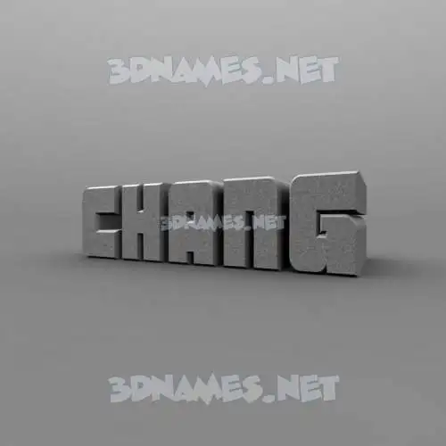chang in Solid Grey style - 3D name wallpaper chang in Solid Grey style - 3D name wallpaper