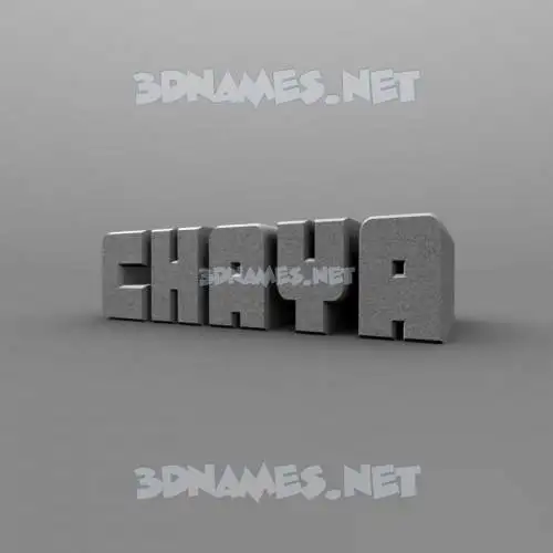 chaya in Solid Grey style - 3D name wallpaper chaya in Solid Grey style - 3D name wallpaper