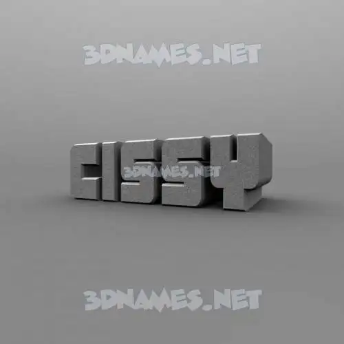 cissy in Solid Grey style - 3D name wallpaper cissy in Solid Grey style - 3D name wallpaper