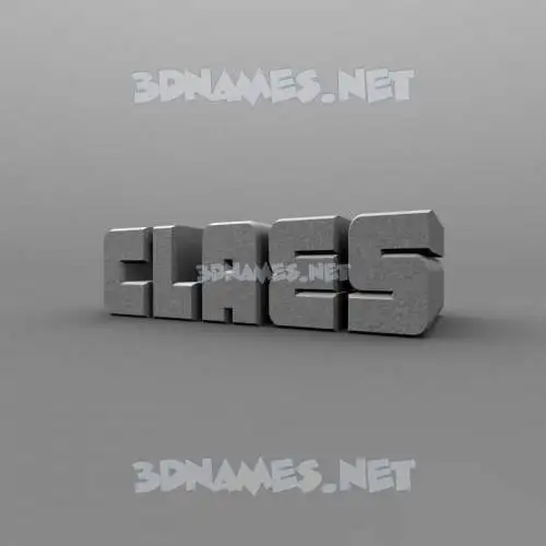 claes in Solid Grey style - 3D name wallpaper