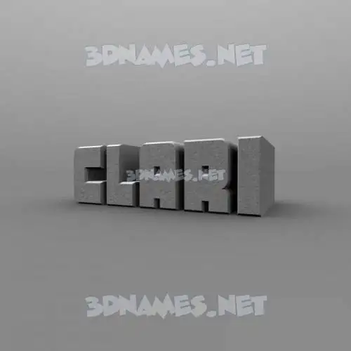 clari in Solid Grey style - 3D name wallpaper clari in Solid Grey style - 3D name wallpaper