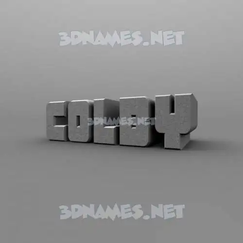 colby in Solid Grey style - 3D name wallpaper colby in Solid Grey style - 3D name wallpaper