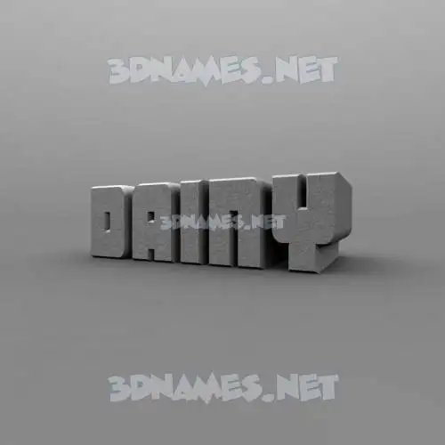 dainy in Solid Grey style - 3D name wallpaper dainy in Solid Grey style - 3D name wallpaper