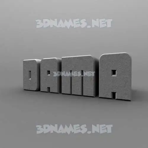dama in Solid Grey style - 3D name wallpaper dama in Solid Grey style - 3D name wallpaper