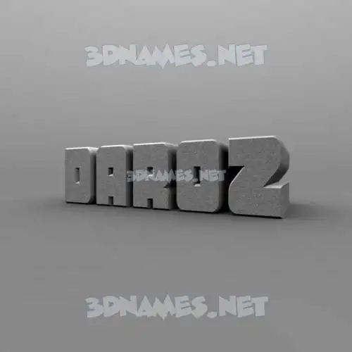daroz in Solid Grey style - 3D name wallpaper daroz in Solid Grey style - 3D name wallpaper