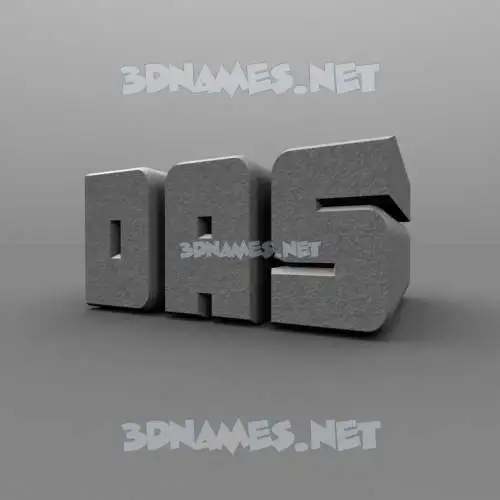 das in Solid Grey style - 3D name wallpaper das in Solid Grey style - 3D name wallpaper