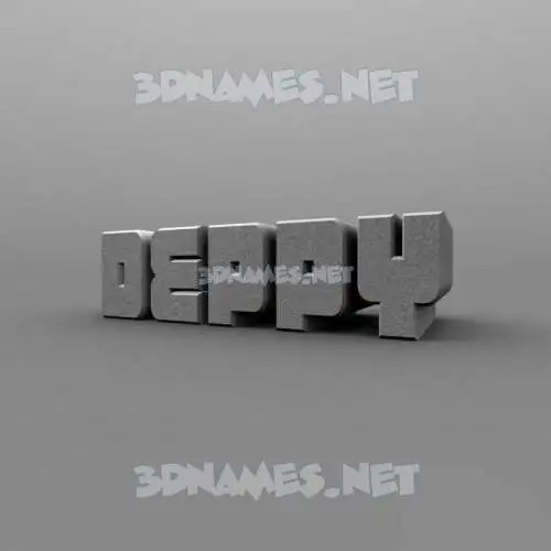 deppy in Solid Grey style - 3D name wallpaper deppy in Solid Grey style - 3D name wallpaper