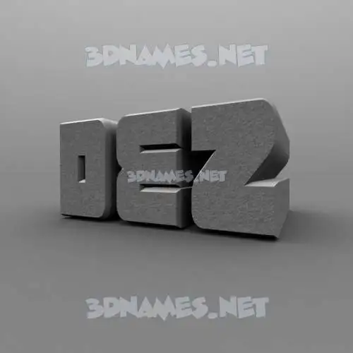 dez in Solid Grey style - 3D name wallpaper