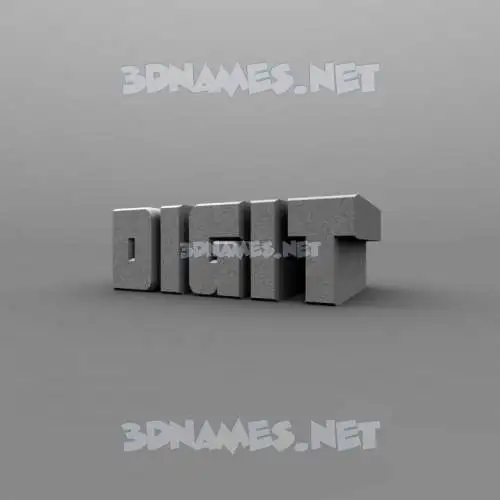 digit in Solid Grey style - 3D name wallpaper digit in Solid Grey style - 3D name wallpaper