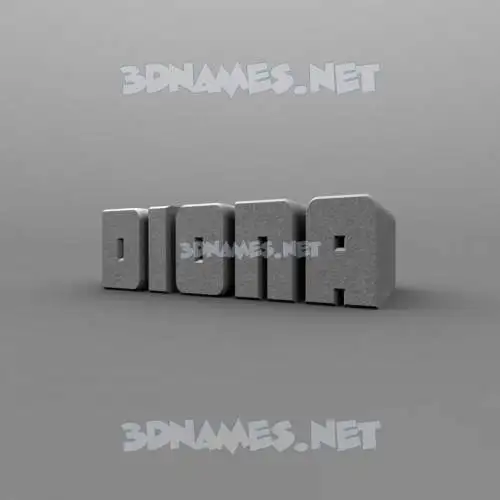 diona in Solid Grey style - 3D name wallpaper diona in Solid Grey style - 3D name wallpaper