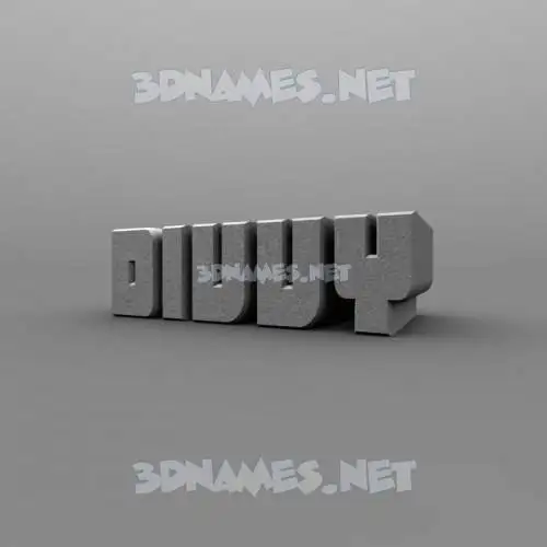 divvy in Solid Grey style - 3D name wallpaper divvy in Solid Grey style - 3D name wallpaper