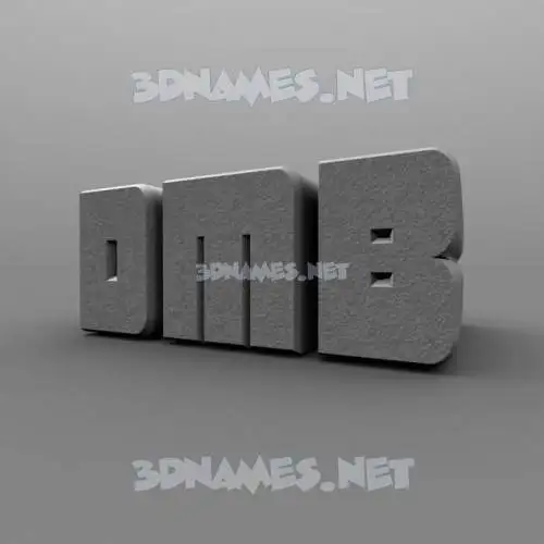 dmb in Solid Grey style - 3D name wallpaper dmb in Solid Grey style - 3D name wallpaper