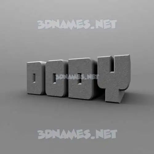 dody in Solid Grey style - 3D name wallpaper dody in Solid Grey style - 3D name wallpaper