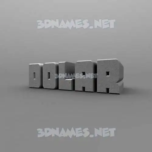 dolar in Solid Grey style - 3D name wallpaper dolar in Solid Grey style - 3D name wallpaper