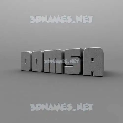 domsa in Solid Grey style - 3D name wallpaper domsa in Solid Grey style - 3D name wallpaper