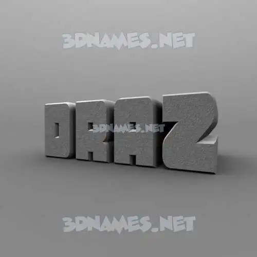 draz in Solid Grey style - 3D name wallpaper draz in Solid Grey style - 3D name wallpaper